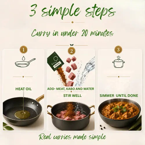 KABO 3-Pack Indian Curry Bundle – Choose Your Combination