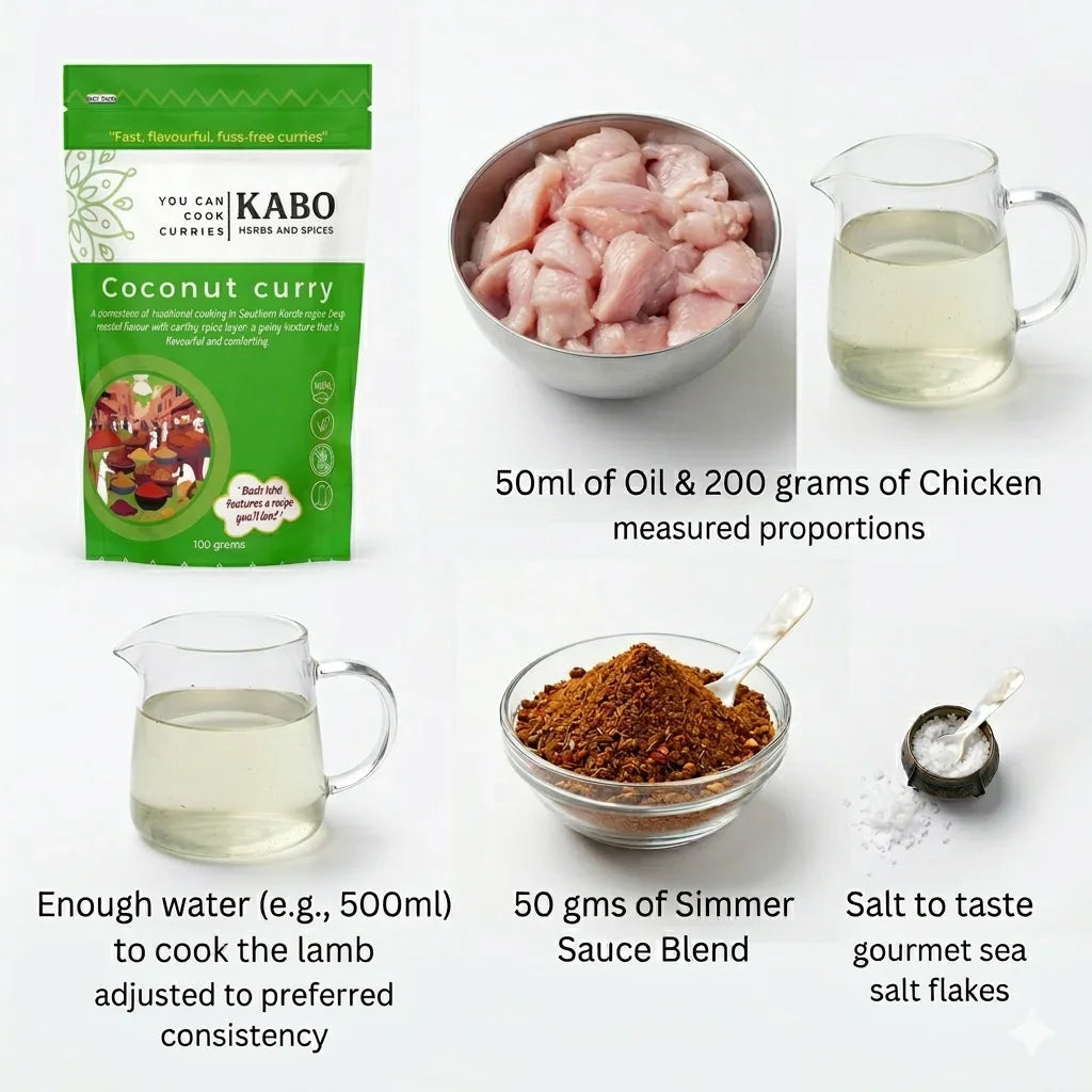 Kabo Coconut Curry Blend spice close-up – gluten-free and vegan