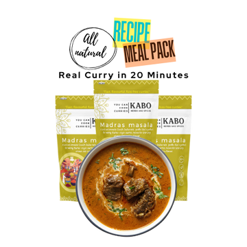 KABO Madras Curry Masala 100g – Authentic South Indian Blend – Ready in 20 Minutes