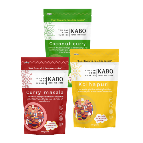 KABO 3-Pack Indian Curry Bundle – Choose Your Combination