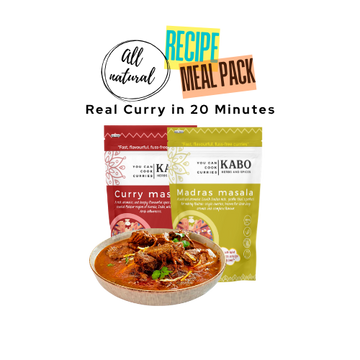 Kabo Classic Indian Curry Bundle – Madras & Curry Masala – Ready in 20 Minutes