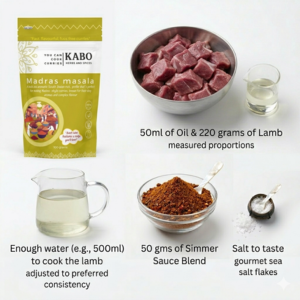 Kabo Classic Indian Curry Bundle – Madras & Curry Masala – Ready in 20 Minutes